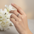 Silver Infinity Circles Ring