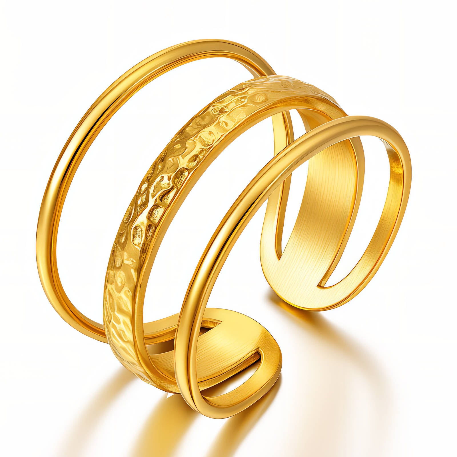 Gold Orbit Ring
