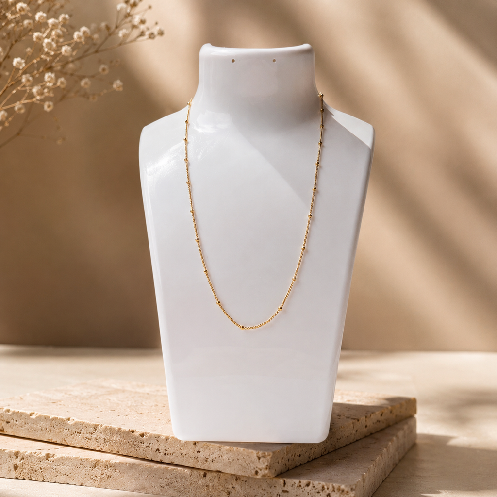 Beaded Golden Chain