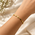 Heart Chain Gold Bracelet