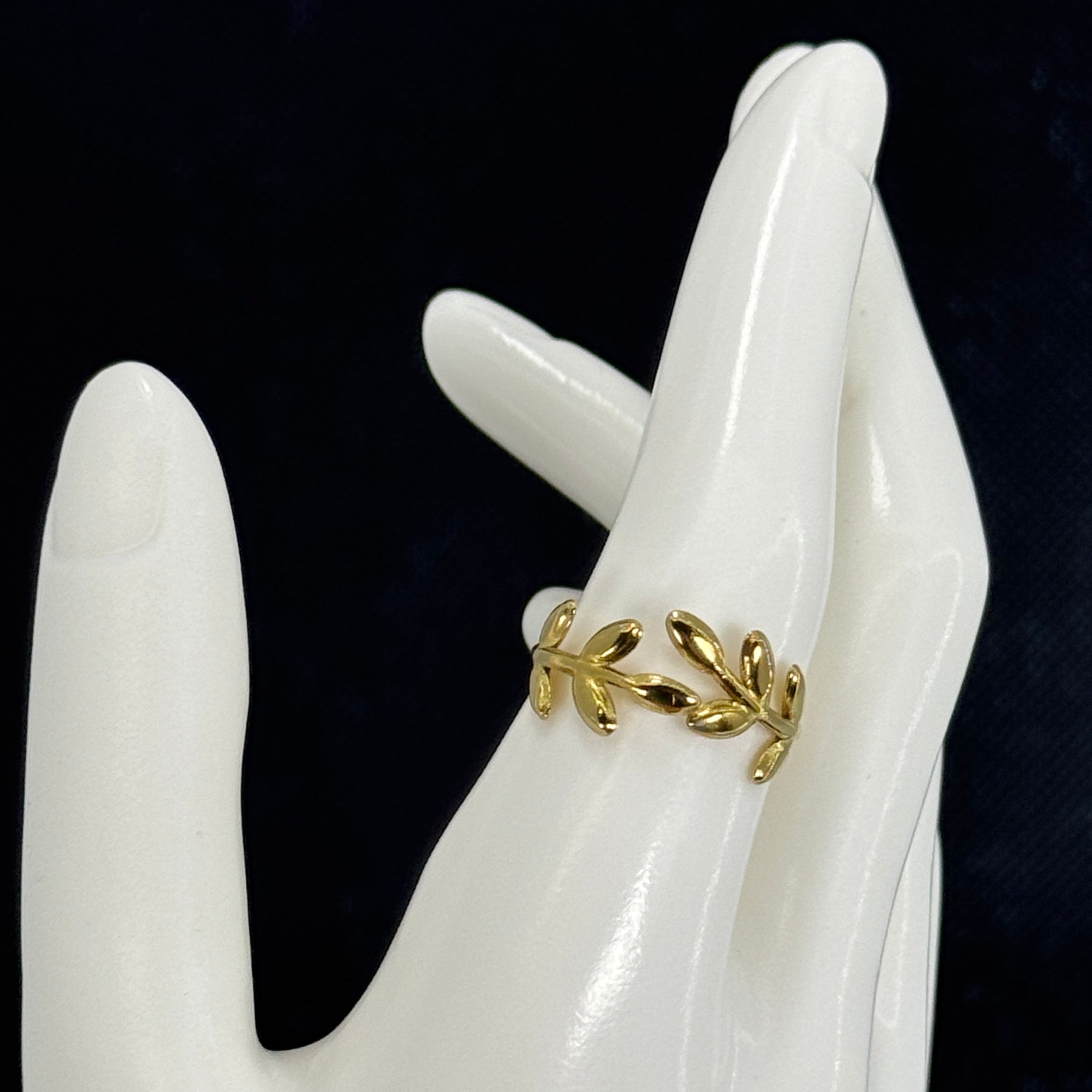 Gold Olive Leaf Ring