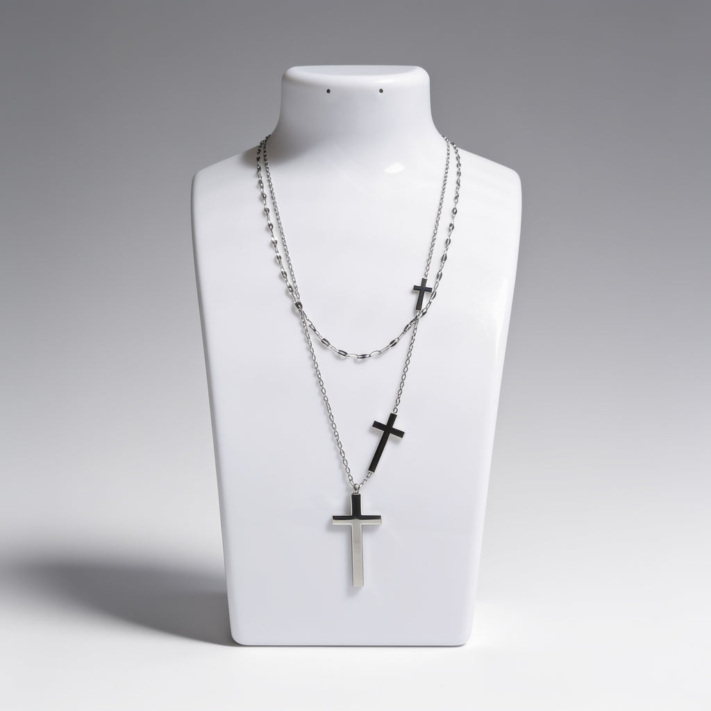 Silver Cross Necklace