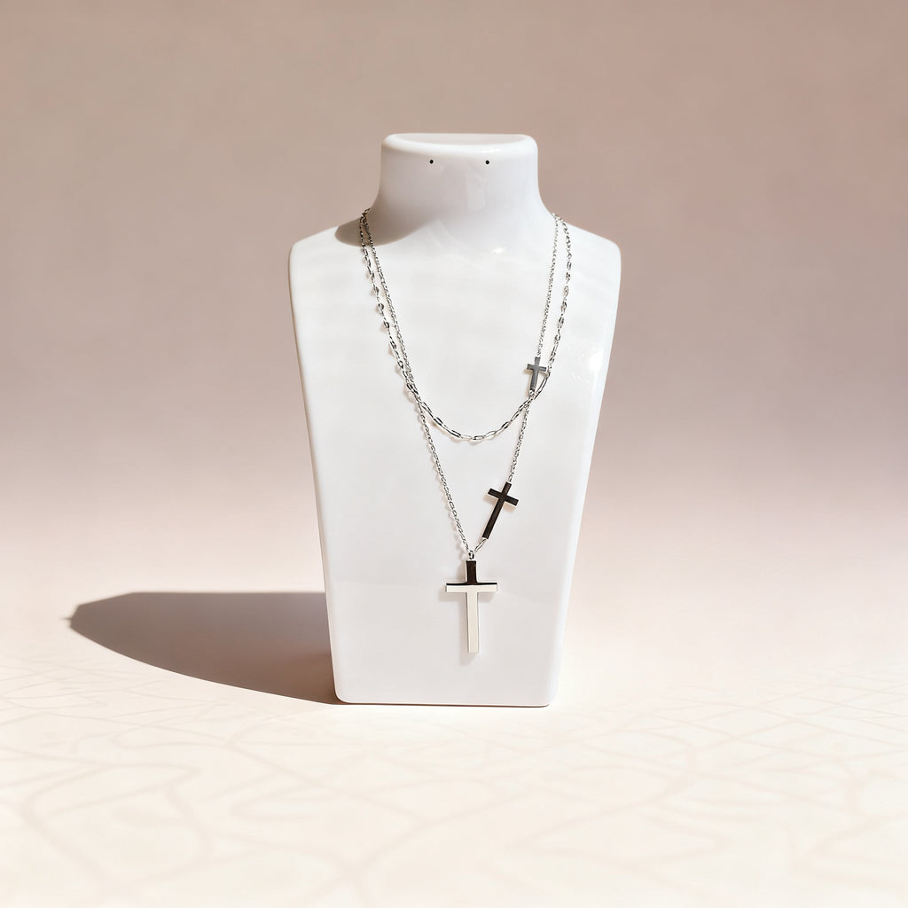 Silver Cross Necklace