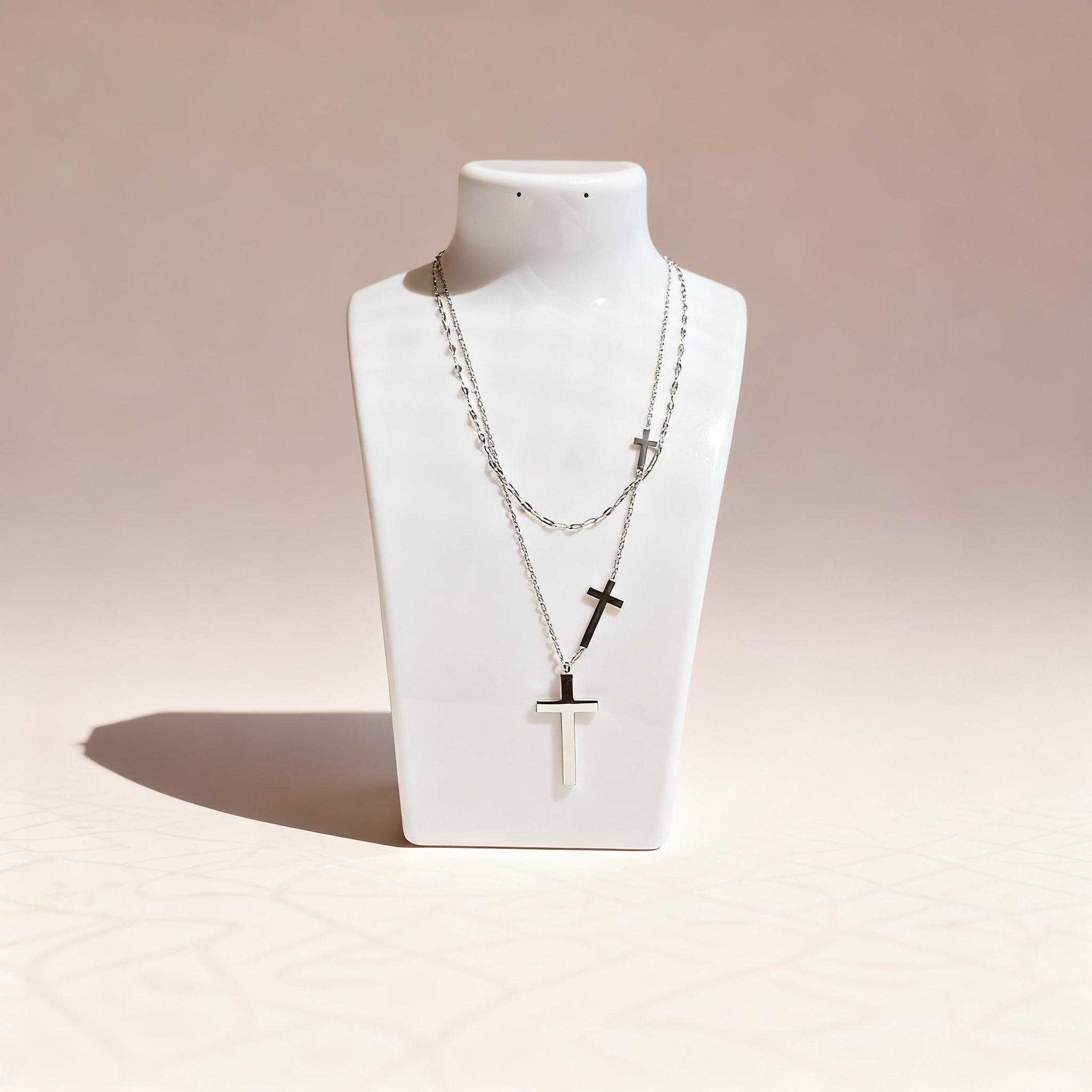 Silver Cross Necklace