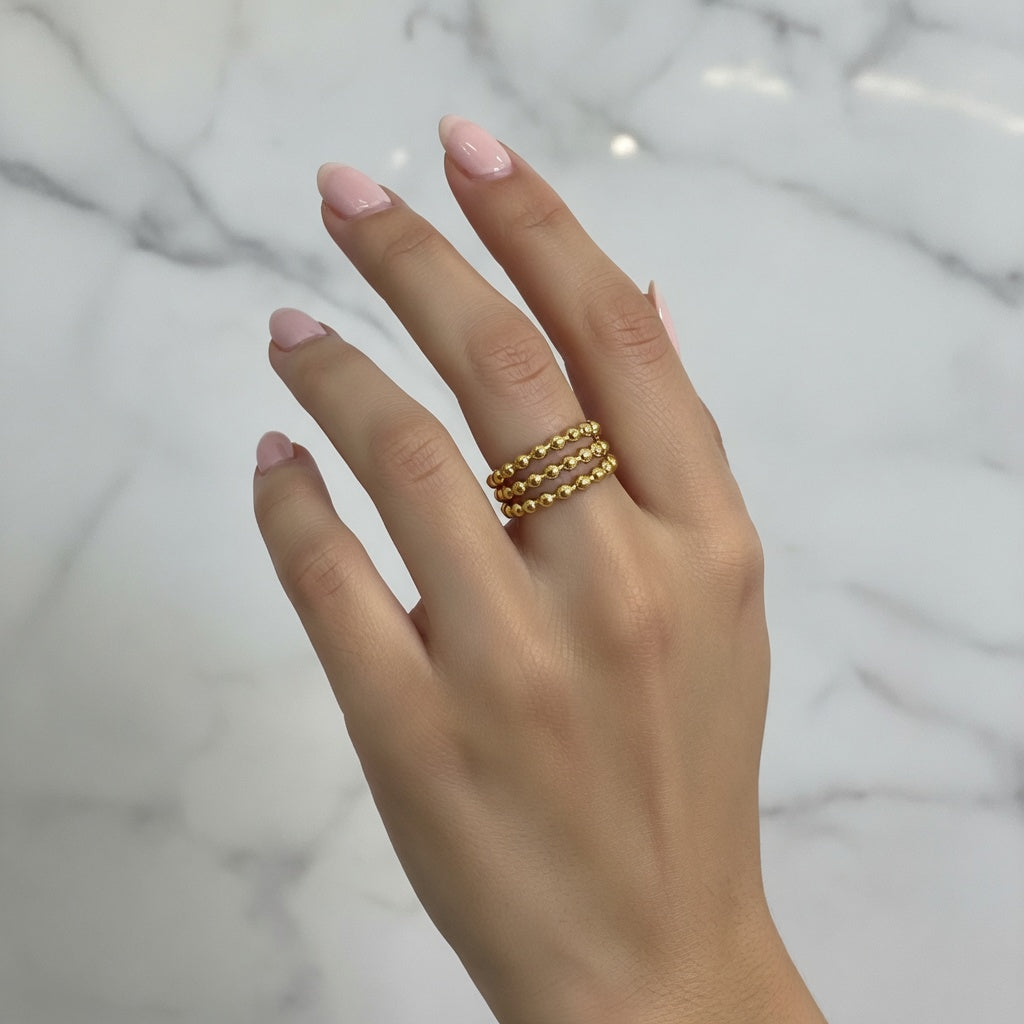 Golden Knot Twist Ring