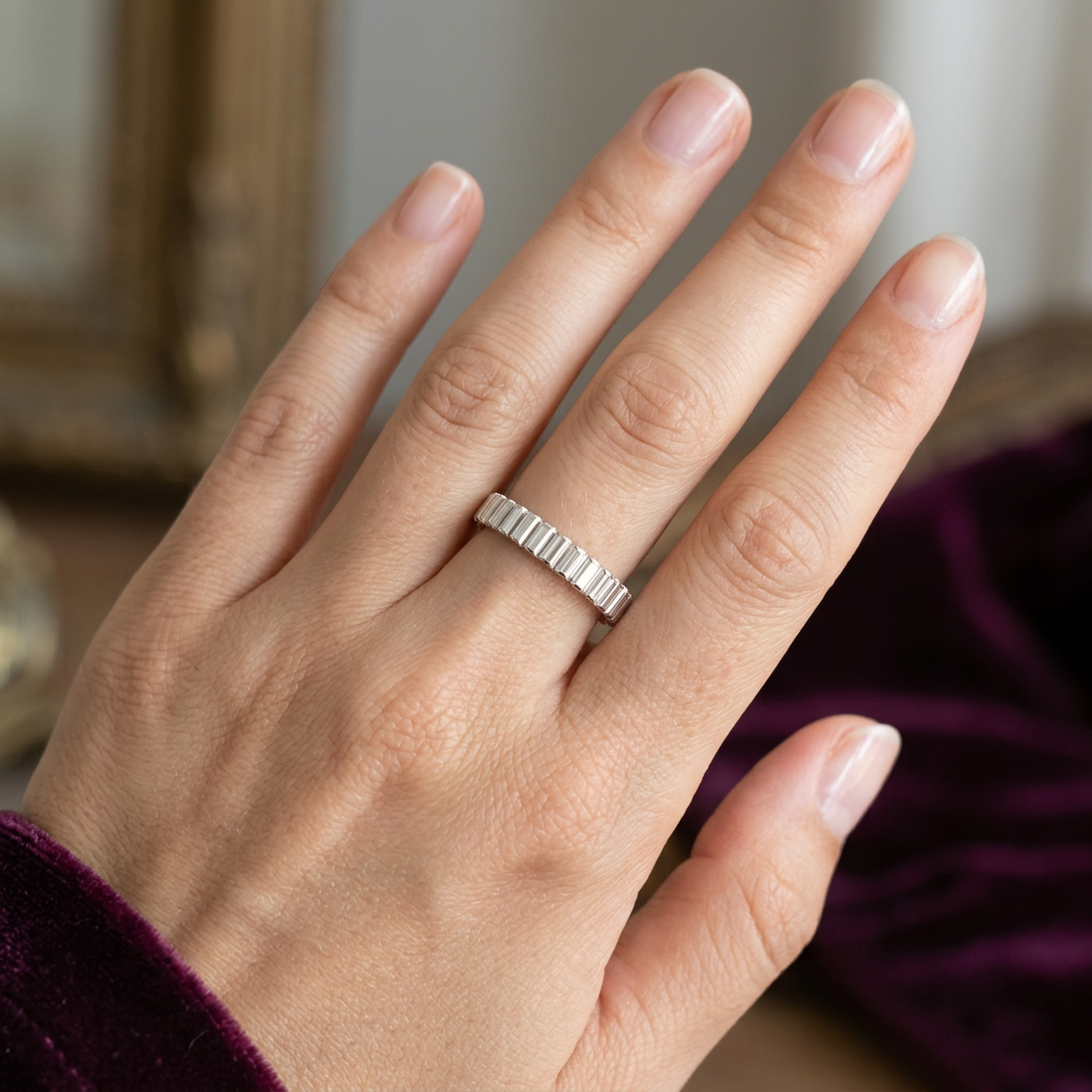 Silver Pillar Ring