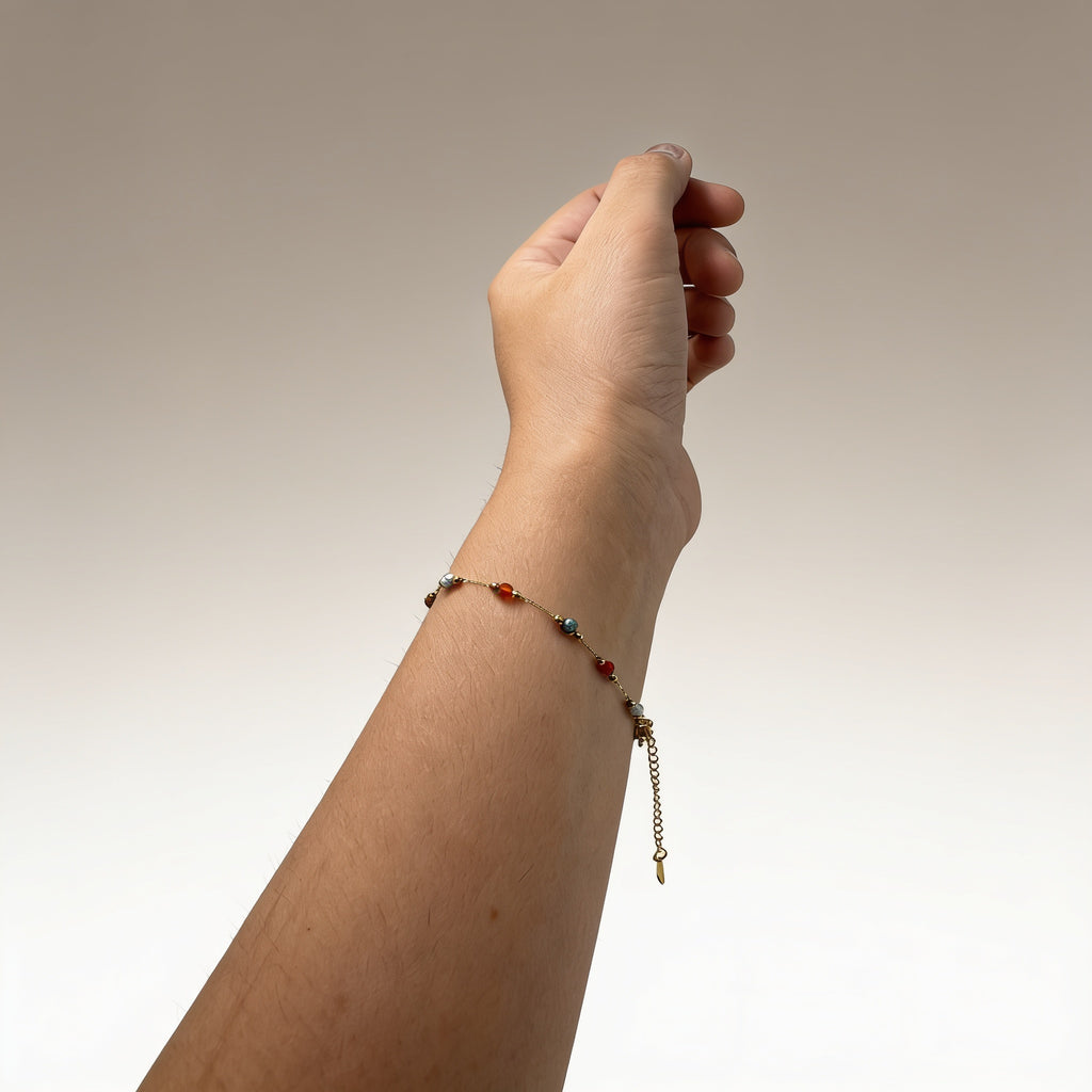 Multi Color Gold Bracelet